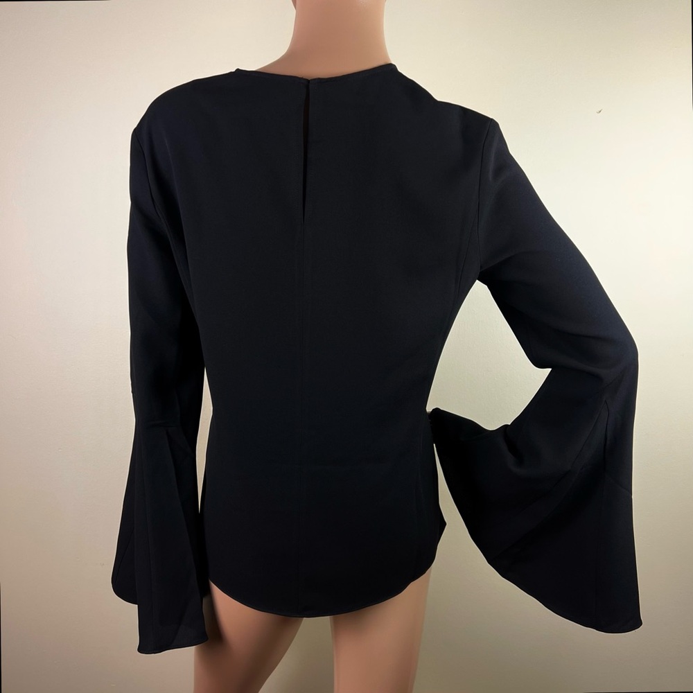 NEW FRAME BLACK LONG SLEEVE TOP - Picture 7 of 10
